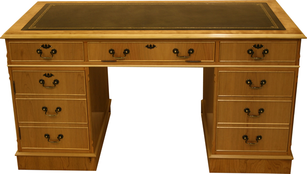 Computer Desk in Natural Cherry