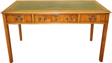 Writing Table Yew and Mahogany