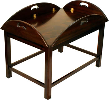 Butlers Tray in Mahogany and Yew