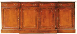 Break Front Sideboard in Yew