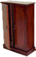 CD/DVD Storage Unit triple with door