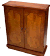 CD/DVD Storage Unit quad with door