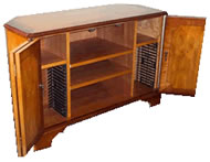 Plasma Television Stand Mahogany Yew