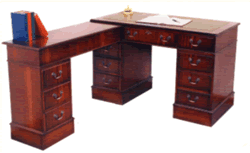 reproduction workstation return for pedestal desks