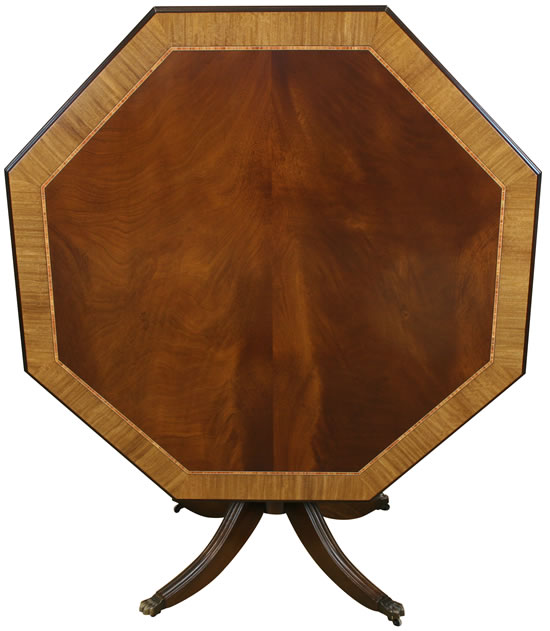 Example of Curl Mahogany with Tulip Inlay and Satinwood crossbanding